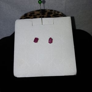 Ruby stud earrings!